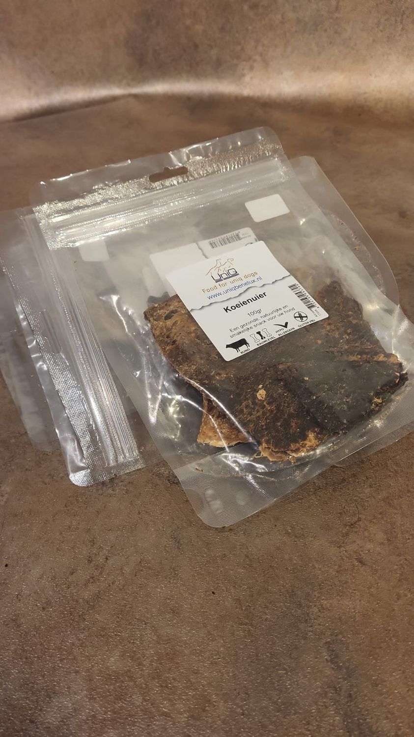 Gedroogde Koeienuier - 100 gram