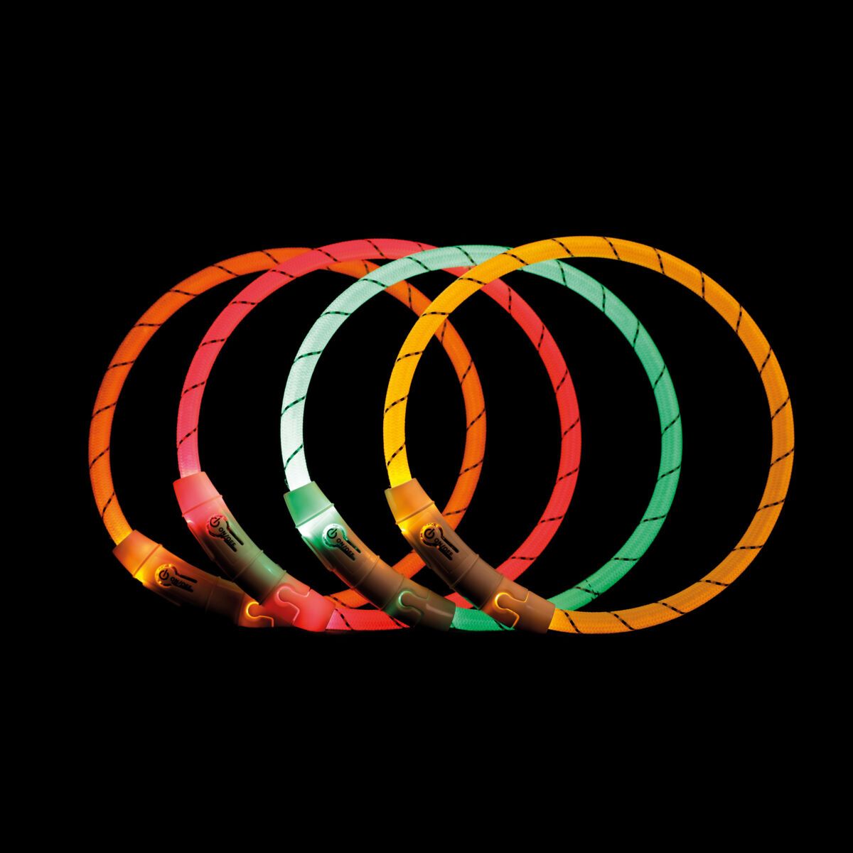 Lichtgevende Halsband USB-oplaadbaar