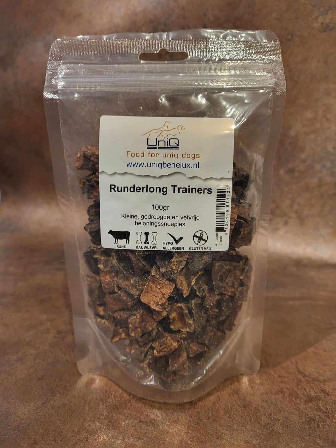 Runderlong Trainers fijn - zakje van 100 gram