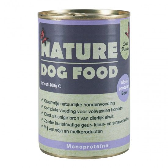 Nature Dog Eend natvoer - 400 gram
