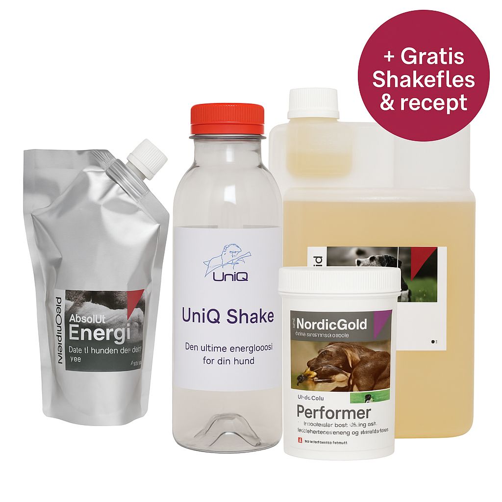 UniQ Klein Performance Pakket – Shake + Performer 🐾⚡
