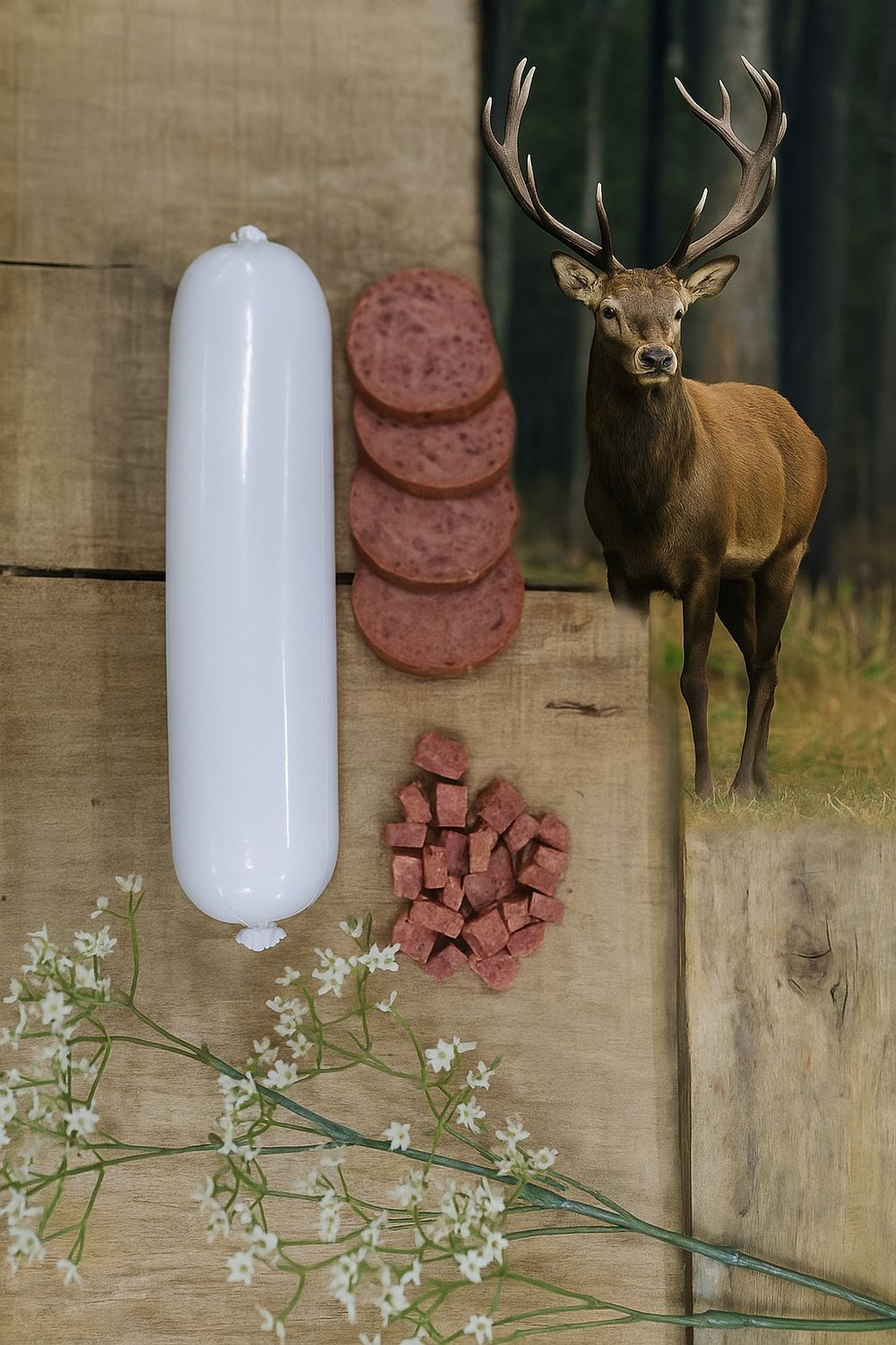 800 gram Houdbare worst Hert