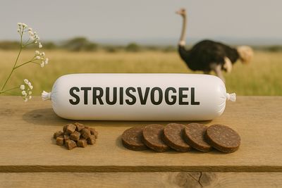 800 gram Houdbare worst Struisvogel