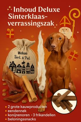 Sinterklaas jute zakje deluxe