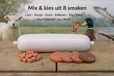 Mix Houdbare Worsten 800 gram - keuze uit 8 smaken