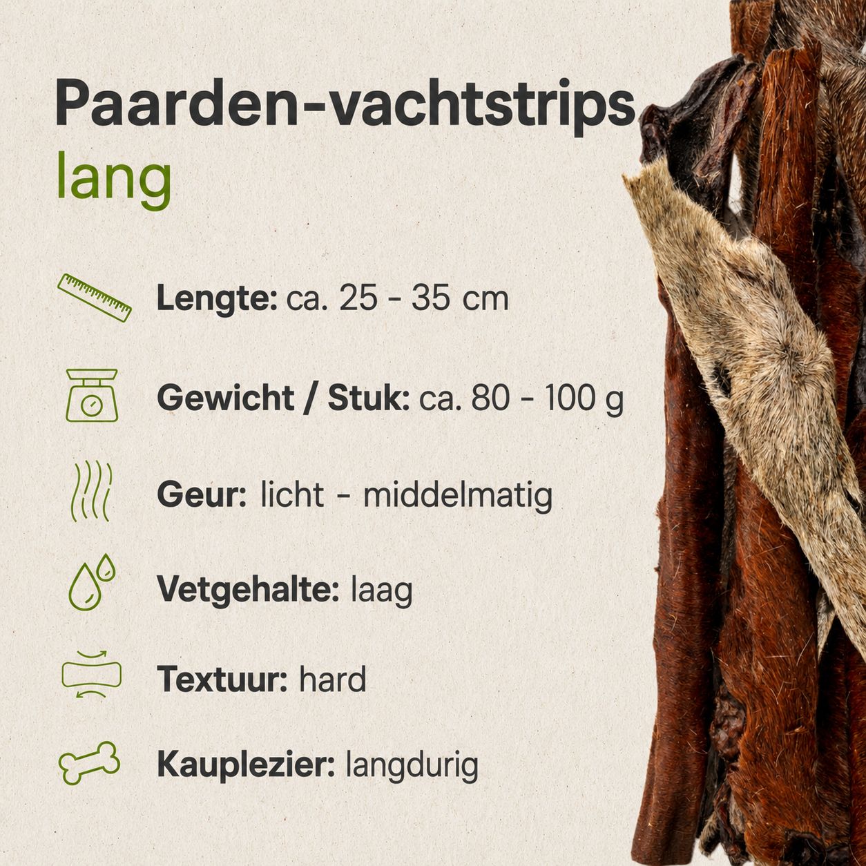 Paardenkophuid 30 cm