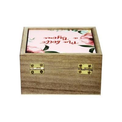 boîtes à bijoux en bois 10.7x10.7x5.9cm  Les tarifs entre 35.00€  € à  28.00   €