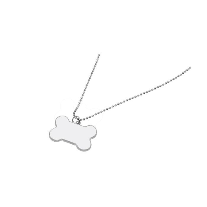 Deux Collier avec médaillon forme os  prix entre  25.00 €  à 17.50 €