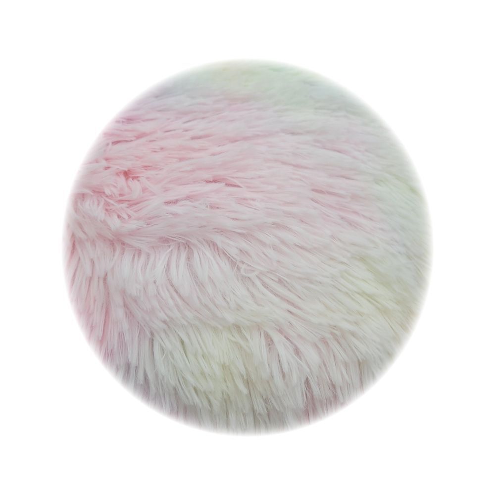 Deux   housses de coussin imitation fourrure poils longs multicolore 40 x 40 cm  PRIX ENTRE 2300 € à  16.10 €