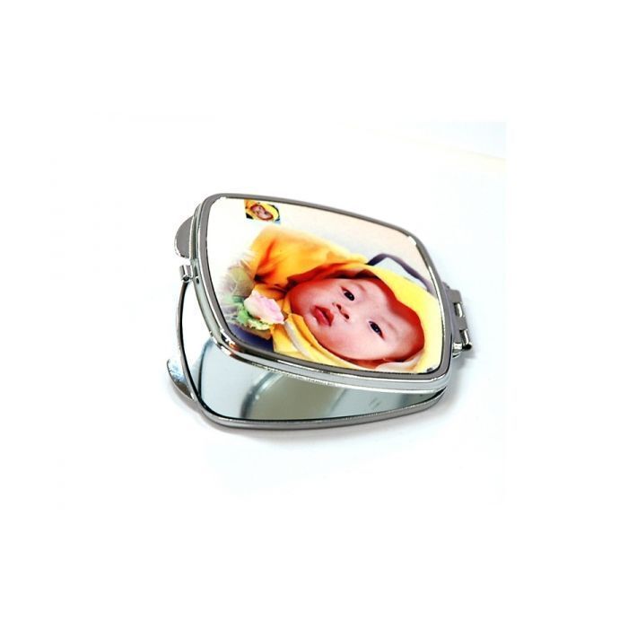 Deux miroirs de poche sublimable carré - coins arrondis prix de 21.00 € a 14.00 €