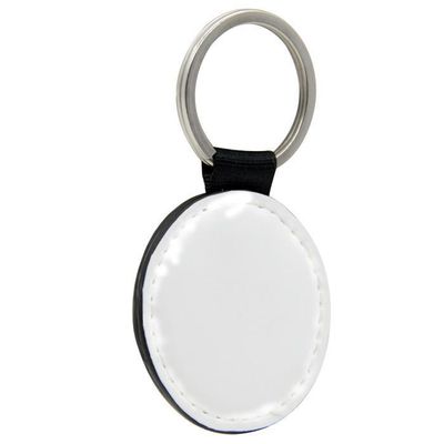 DEUX porte-clefs rond en simili cuir double face sublimable  PRIX ENTRE 23.50 €