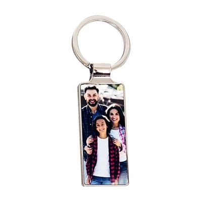 deux  porte-clés en métal luxe rectangle 2.4 x 6.5 cm  PRIX ENTRE   22.00 e à 15.40 e