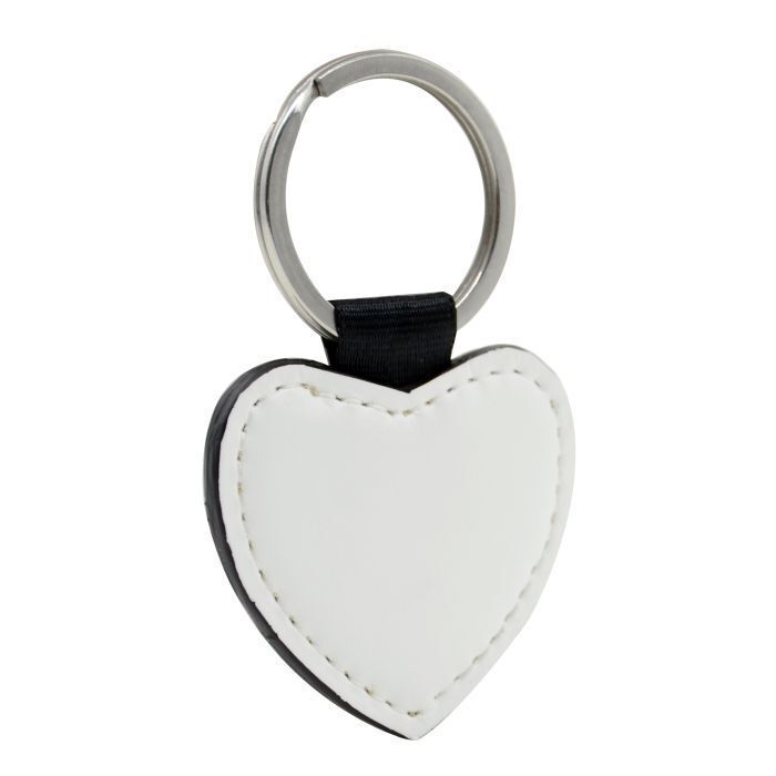 DEUX  porte-clefs coeur en simili cuir double face sublimable  Les tarifs entre     23.50 € à   17.85 €
