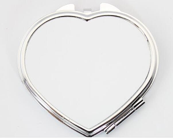 deux miroirs de poche sublimable coeur de 23€ a 16.10€