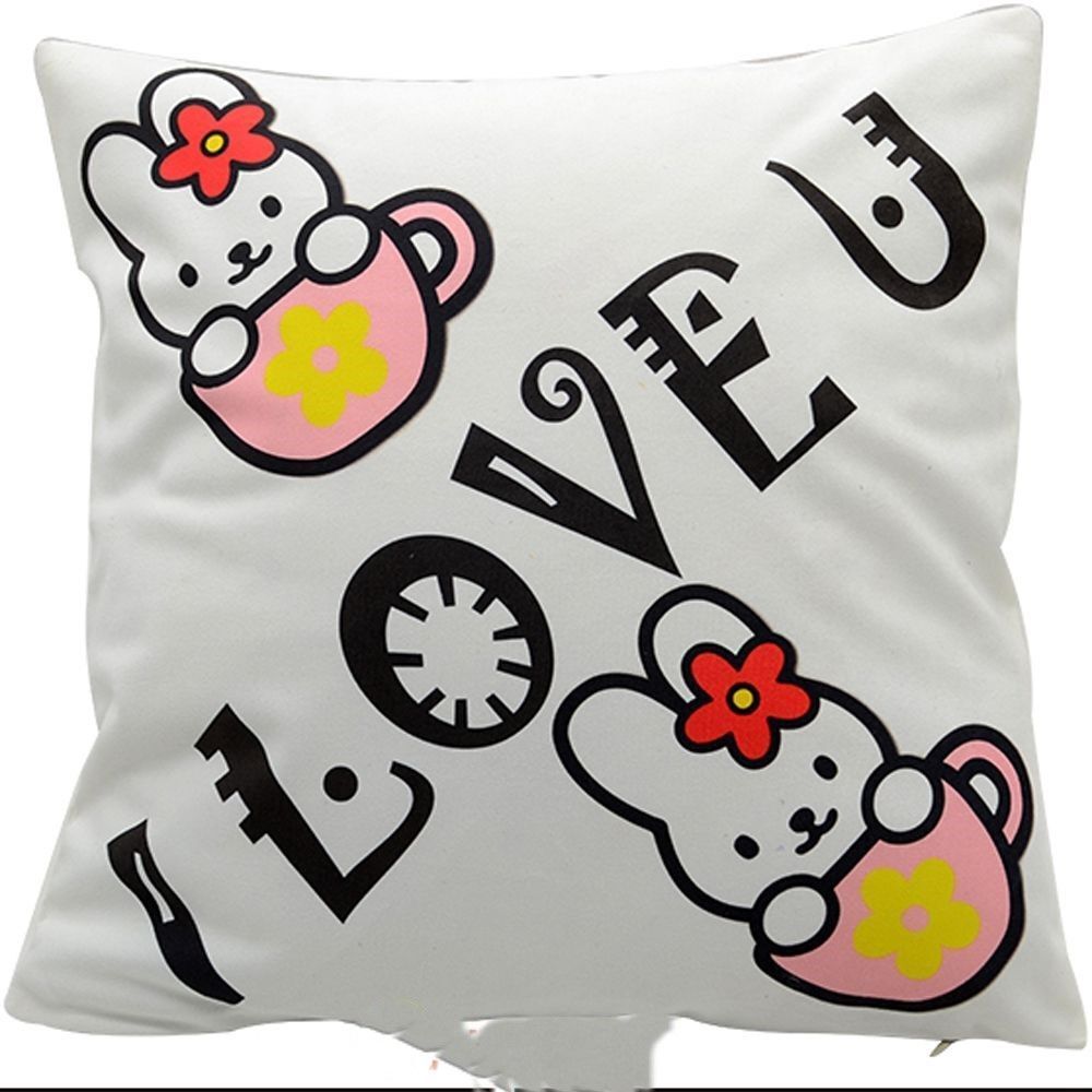 .Deux Housses de coussin carré 40*40cm (toucher Super soft)  les tarif entre ; 25.00 € à 17.50 €