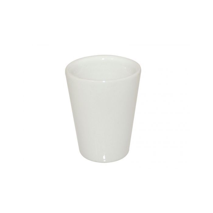 Lot de 6 shooter en céramique blanc 1.5 oz    Les tarifs entre 27.30 € à 19.11€€
