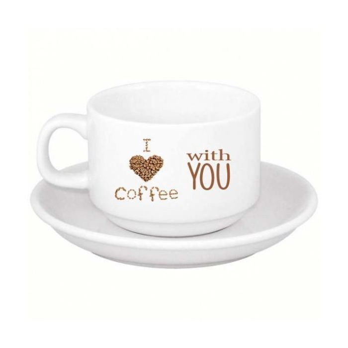 tasse à café + soucoupe + cuillère    Les tarifs entre 22.70 € à 15.89 €