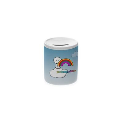 Tirelire blanc en céramique pour sublimation Les tarifs entre  21.17 € à 14.82€