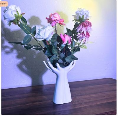 Vase à fleurs - Vase en forme de main unique