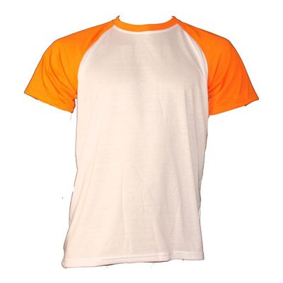 Tee-shirts - Bicolores - Col rond - Manches Longues - 100 % Polyester -