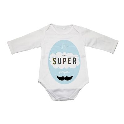 Body bébé - Manches Longues - 100% Polyester - 210 g/m²                                                 pri de  21.00€ à 14.70 €