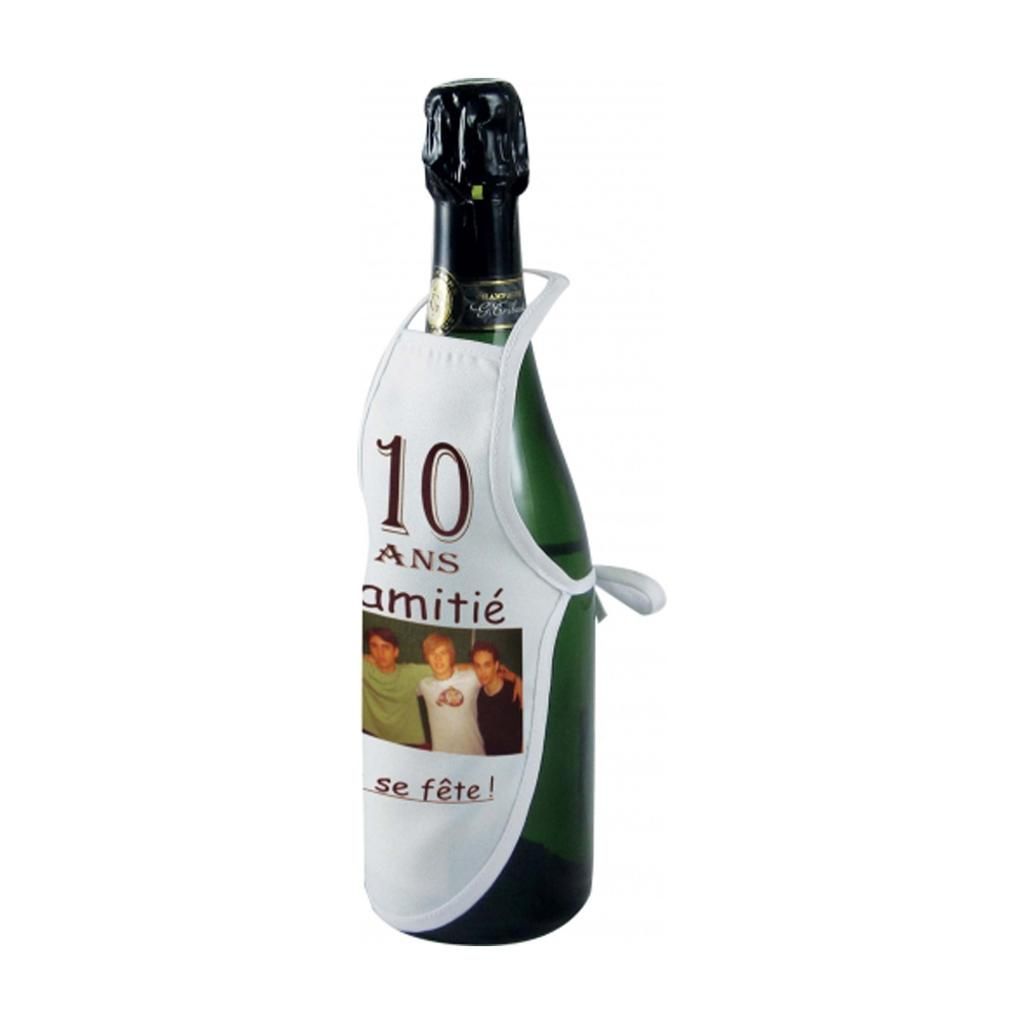 Mini-tablier Bouteille - 100 % Polyester - 270 g/m² - Format 13.5 x 23.5 cm                             prix entre  22.00 € à  15.40 €