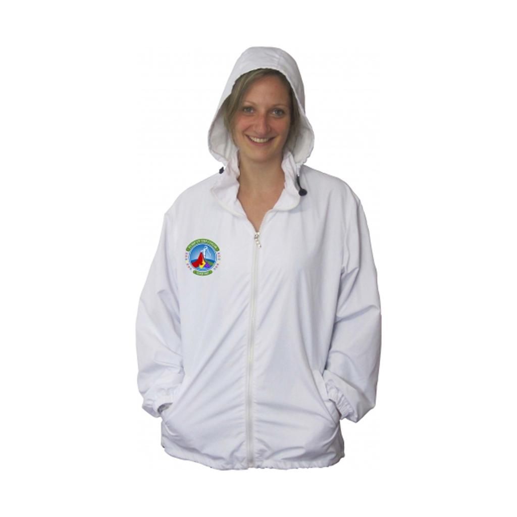 Coupe-vent imperméable blanc