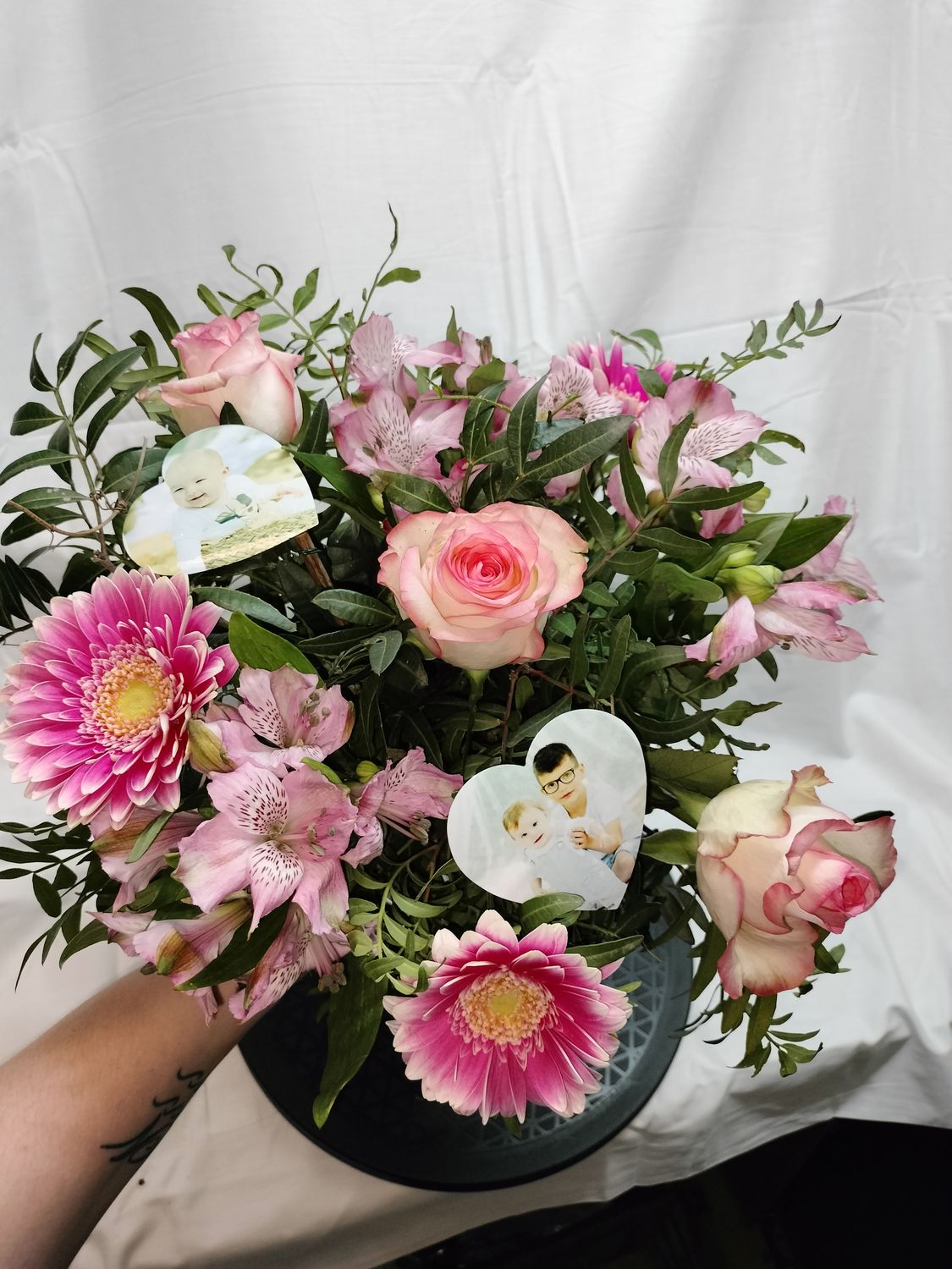 model  de personalisation du bouquet