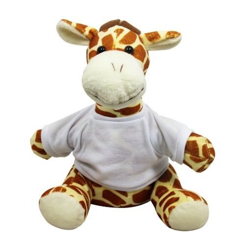 LOT DE  TROIIS peluches Girafe - Hauteur 22 cm + T-shirt sublimable