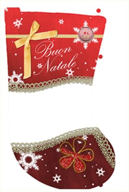 Chaussette de Noël bicolore pour sublimation