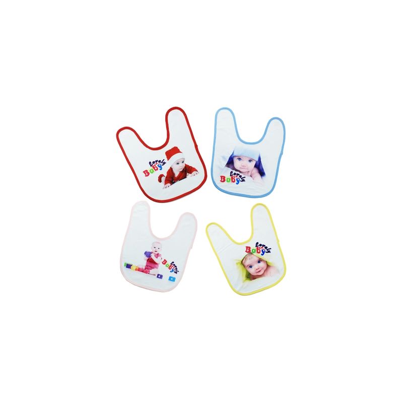 un Bavoir bébé - Doublure éponge - Format 36 x 27 cm