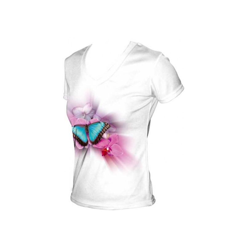 un Tee-shirts Color - Col V - 100 % Polyester - 180 g/m²