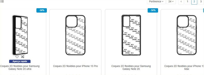 liste des coq téléphones