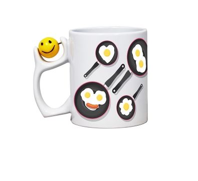 ...  Mugs blancs sublimables - Anse avec Smiley