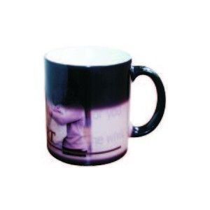 --- Mugs magique finition brillante noir  325 ml / 11 oz