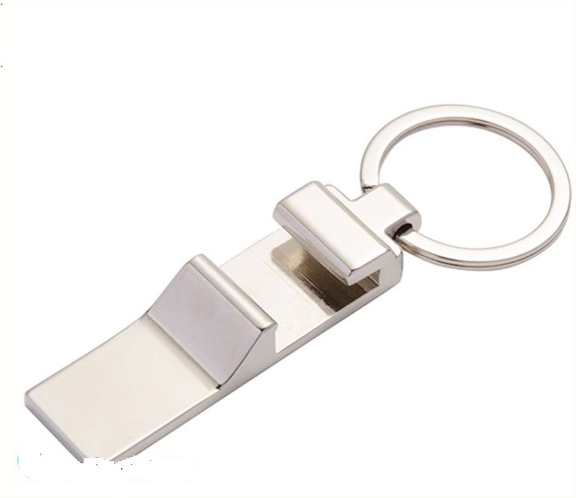 trois porte-clés décapsuleur en métal - rectangle