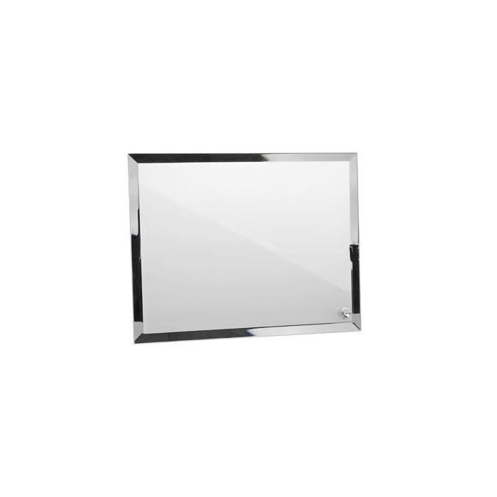 trois Cadre photo en verre avec contour miroir 23×18cm sublimable