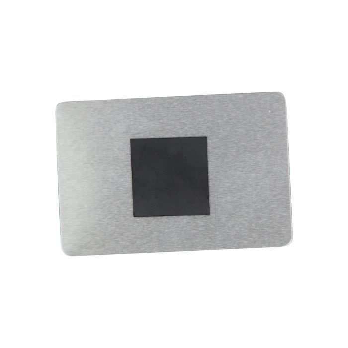 LOT DE TROIS magnets aluminium rectangles 5.1*7.6cm   PRIX ENTRE