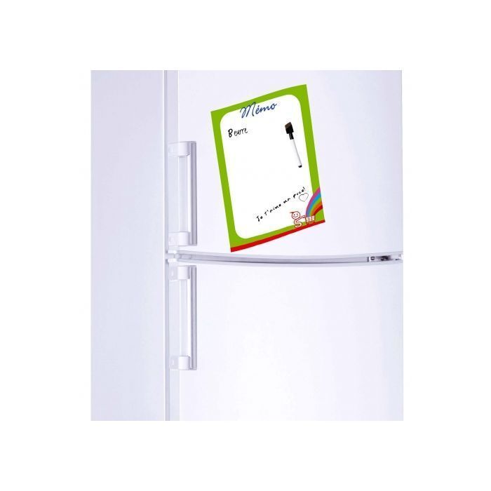 trois magnets blancs brillants Format A4