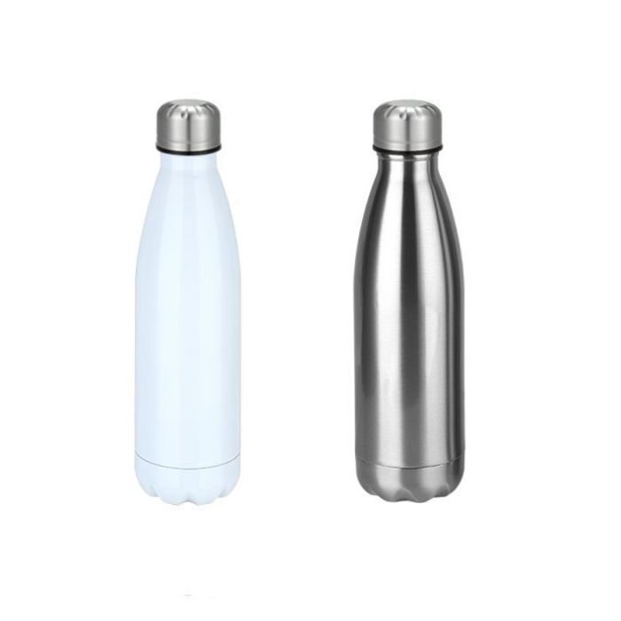Gourde en inox isotherme - H 26 cm - Ø 7 cm - 500 ml