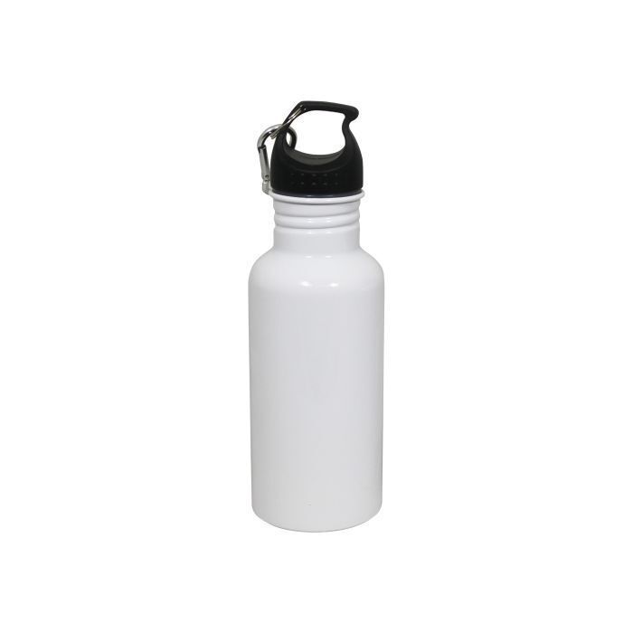 Gourdes alu blancs avec Bouchon à anse -600 ml