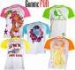 cinq  tee-shirt 11 couleurs actuelles et tendance ! Manches courtes  Un tee-shirt spécial sublimation