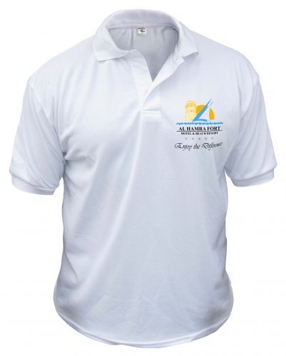 trois  Polos Unisexe SUBLIM'SHIRT® 230 g/m² Blanc