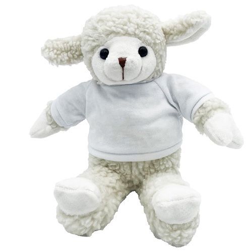 5  peluches Agneau - Hauteur 20 cm + T-shirt sublimable