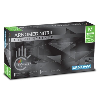 Arnowa Arnomed Nitril Midnight Black Handschuhe Gr.M