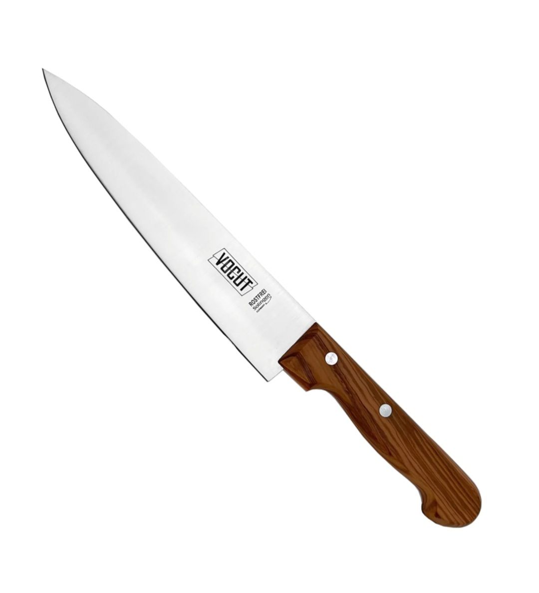 VOCUT Kochmesser 20 cm Solingen, Olivenholzgriff
