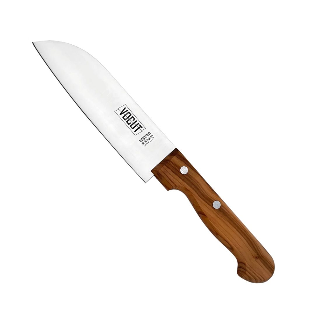 VOCUT Santokumesser 15 cm Solingen, Olivenholzgriff