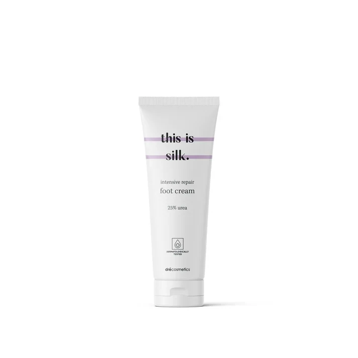 This is silk. - foot cream