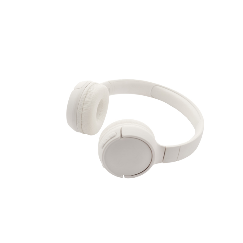 SAMPLE. White Wireless Over-ear Noise Canceling Headphones with Microphone