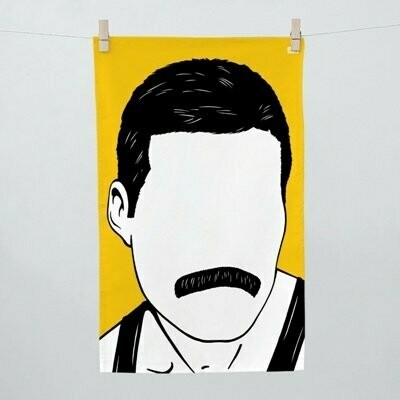 Freddie Mercury Tea Towel